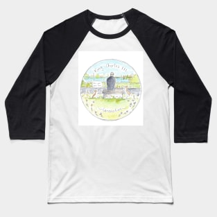 King Charles III Coronation Art Baseball T-Shirt